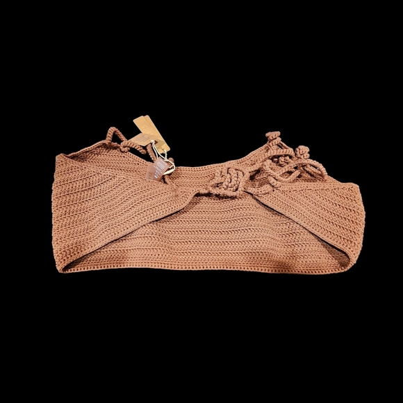 Skims Crochet Swim Scoop Bikini Top NWT MSRP $98 - Picture 14 of 16